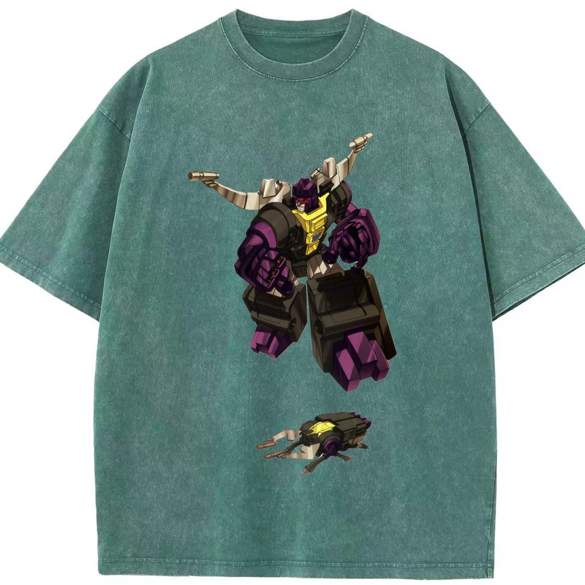 （画像用）  綿100% ヴィンテージ風 半袖Tシャツ（フロントプリント）